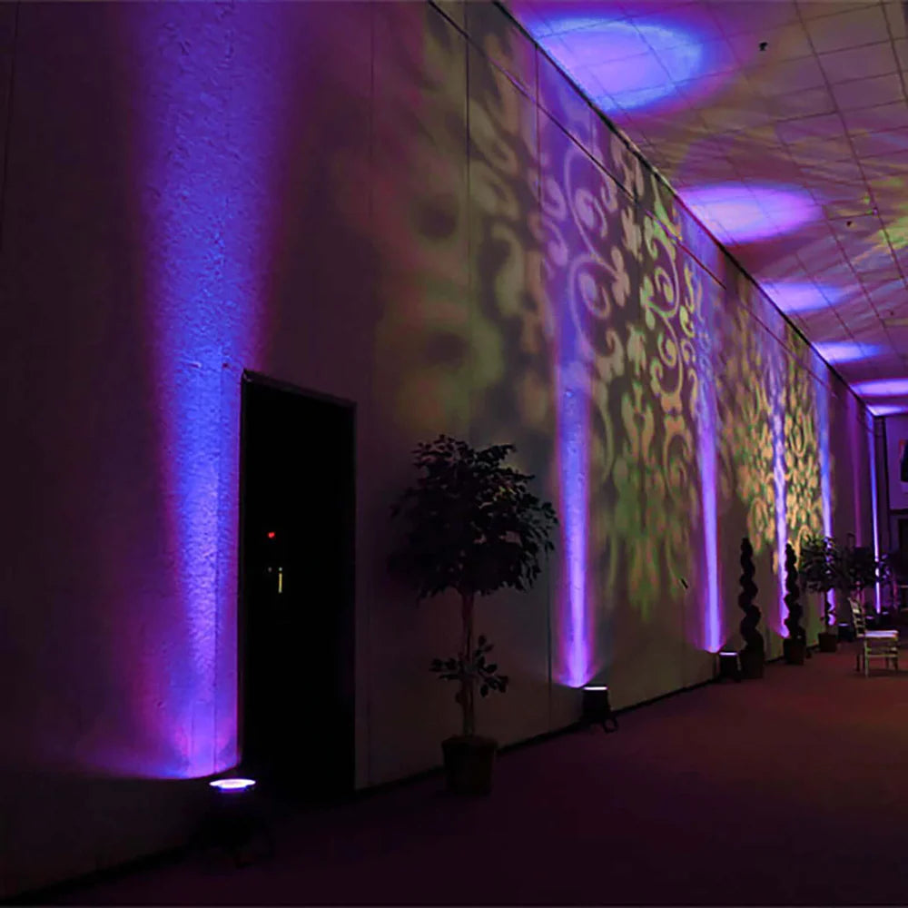 Wireless DMX-Controlled LED Up lights